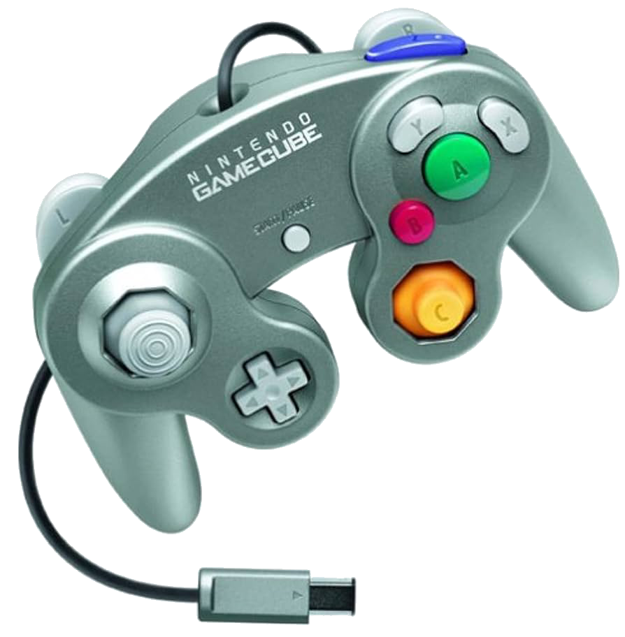 Gamecube Controller (Silver) Display Image