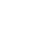 A white logo containing an open grill